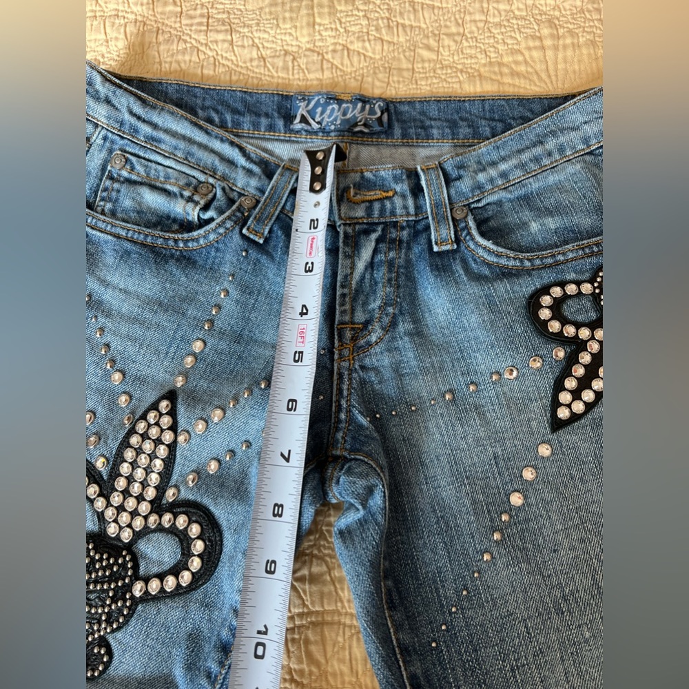 Kippys Blue Jeans with Black Embellishments - Picture 6 of 12